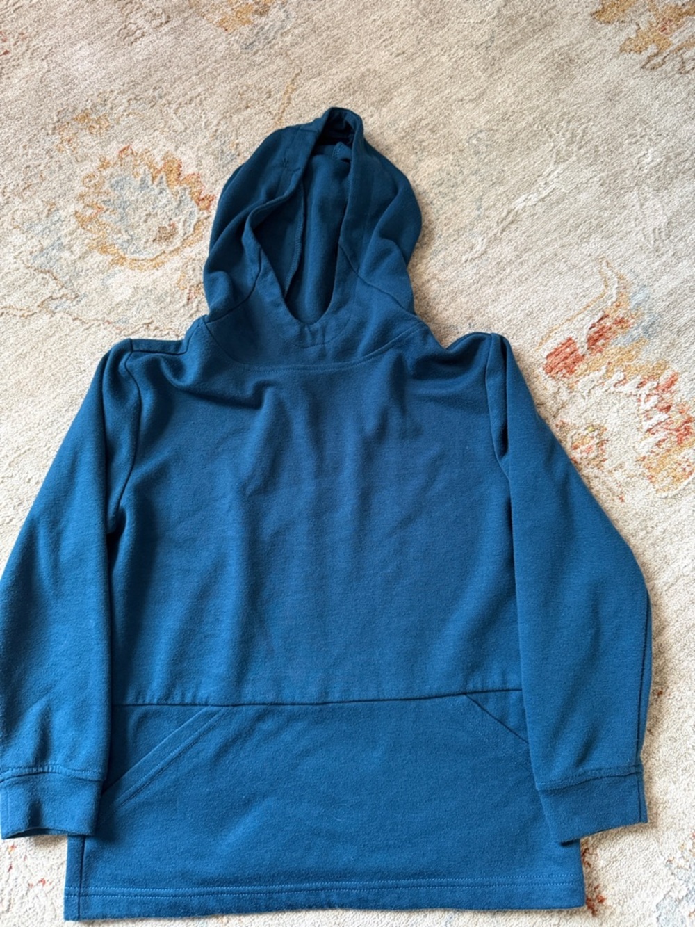 Kids Blue Crewneck Hoodie - Crewneck Pullover